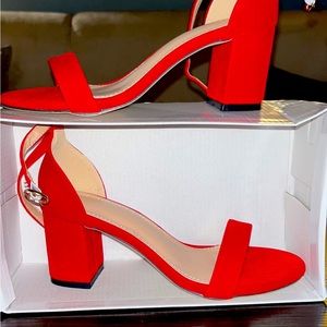 Red woman heels